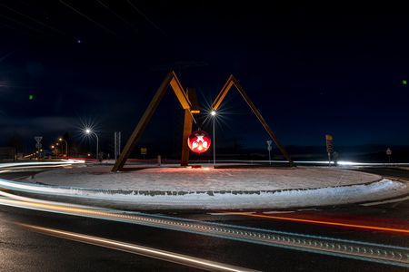 Lichtfigur Neuhaus am Rennweg